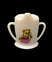 Vintage My Little Pony Baby Starburst Fancy Pants Hasbro 1988 White Sippy Cup 1&quot; - £14.88 GBP