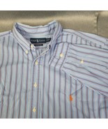 Ralph Lauren Mens Button Shirt Cotton Long Sleeve 2XLT Tall Classic Fit ... - $25.09 CAD