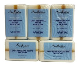 5X Shea Moisture Manuka Honey &amp; Yogurt Skin Renewal Recipe Bar Soap 8 Oz Each - £55.71 GBP