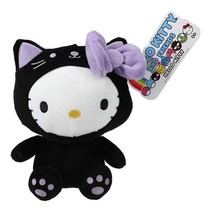 Hello Kitty &amp; Friends Black Cat Stuffed Animal 8&quot; Plush Sanrio Keroppi New Tags - £13.91 GBP