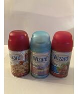 3 Wizard automatic spray refill variety apple pie vanilla cupcakes cherr... - $19.79