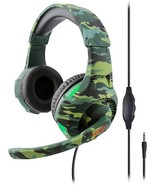 Nyko Deluxe Camo Headset Universal Wired W Volume Control New PS4 PS5 SW... - $644.81 MXN