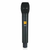 Microphone - UHF wireless handheld black 504.50 MHz lighted LCD battery ... - $59.35