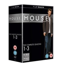 House: The Complete Seasons 1-3 DVD (2007) Hugh Laurie Cert 15 18 Discs Pre-Owne - £14.97 GBP