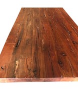 Reclaimed Wood Table Top 80x40 2.25&quot; - Rustic Mahogany Finish - $1,941.39