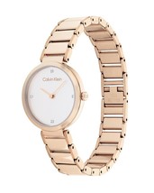 Orologio Minimalistico T-BAR Da Donna Calvin Klein 25200140 Acciaio... - £104.24 GBP