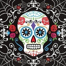 Day of the Dead Halloween Party Beverage Napkins - £4.17 GBP