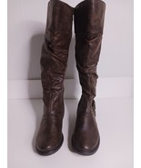 Bare traps Sheridan Women&#39;s Brown Riding Boots Textile Upper Size 6.5 M - $582.99 MXN