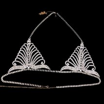 Stonefans Handmade Sexy Jewelry Crystal Lingerie Chain Set for Women Bling Rhine - £37.44 GBP