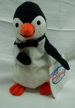 Walt Disney Store Mary Poppins Penguin Waiter 6&quot; Bean Bag Stuffed Animal Toy New - £11.68 GBP
