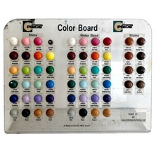 Pride Manufacturing Color Board Pantone Matching System Display POS Wood Knob SS - £79.92 GBP