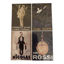 Decorate Your Space 4 Art Prints French Poster Art 8x10 Spirits Advertising - £5.98 GBP