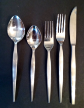 Ekco Eterna Prince LOT Fork Spoon Knife 5pc Place Setting Flatware Utens... - $19.75