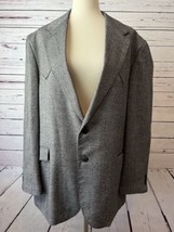 Circle S Western Yoke Blazer Sport Coat 46R 46 READ Lambswool Jacket Roc... - $49.01