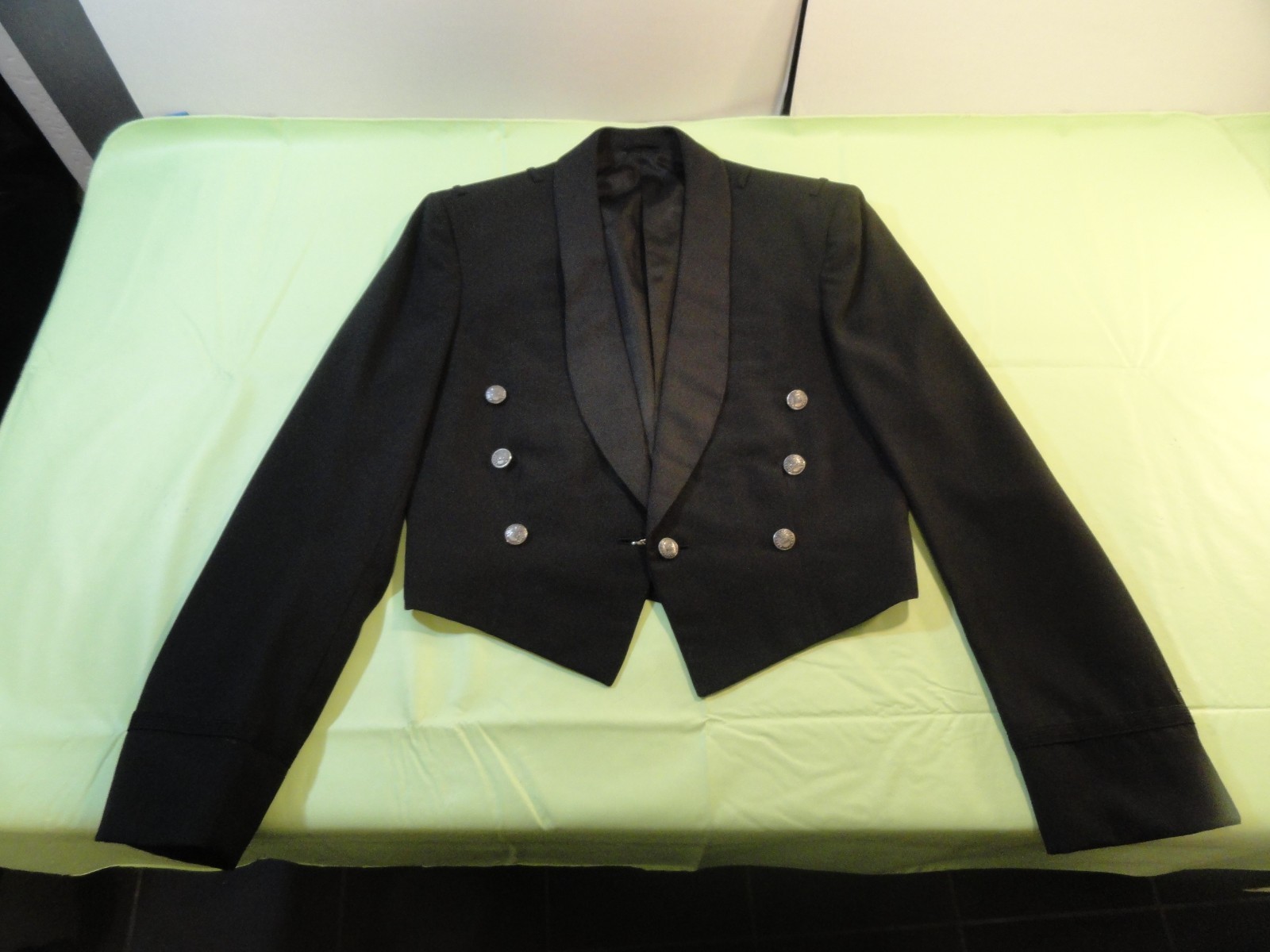 1966 PATRIOT USAF AIR FORCE FORMAL MESS DRESS OFFICER BLACK UNIFORM JACK... - $134.99