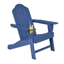 Outdoor Adirondack Chair with Built-in Cup Holder - $150.00