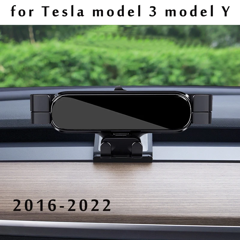 Car Phone Holder For Tesla Model 3 Model Y 2022 2021 2019 Car Styling Bracket - £20.71 GBP