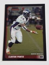 2003 Clinton Portis Bowman Chrome Nfl Football Card # 37 Topps Denver Broncos - $4.99