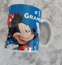 Disney Coffee Mug #1 Grandpa Mickey Minnie Goofy Pluto Donald Duck Cup Drink - £11.07 GBP