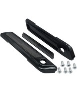 Black Saddlebag Outer Lid Hinge Latch Covers, Replacement for Harley Tou... - $56.11