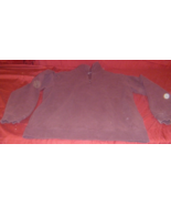 CROFT &amp; BARROW BURGUNDY PURPLE QUARTER ZIP UP PULL OVER WARM SWEATER M - €12,51 EUR