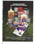 1979 Bordon Print Ad Chemical Elmers Glue Krylon mystik 8.5&quot; x 11&quot; - €17,47 EUR