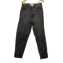 VTG Points West Black Jeans Sz 14 High Waist Women&#39;s 100% Cotton - £17.64 GBP