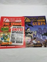 Lot Of (2) Where We&#39;re Going Steve Jackson Games Gurps Magazines 76 77  - £19.35 GBP