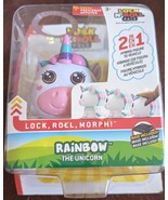 Lock N&#39; Roll Pals Rainbow The Unicorn 2-in-1 Hybrid Figure to Vehicle NIB - $20.48 CAD