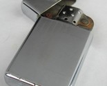 vintage Zippo Lighter RARE 1982 slim slant MONOGRAM NEVER ENGRAVED - $27.10