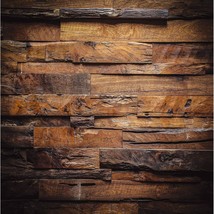 10X10Ft Brown Wood 3D Backdrops Brown Wood Backdrops For Picture Background Cust - £70.69 GBP
