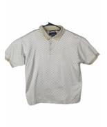 Greg Norman Polished Men&#39;s Short Sleeve Polo Checker Shirt - Size XL - $295.85 MXN