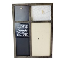 Message Chalk Board Live Laugh Love Wire Magnetic Hanging 22 Inch Prinz - £11.75 GBP
