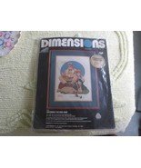 1981 Dimensions CATCHING THE BIG ONE Rockwell Crewel Embroidery SEALED K... - £11.80 GBP