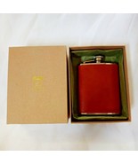 Atoll | Brown Leather | 6 oz. Flask - $95.00