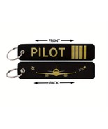 PILOT Luggage Tag ☆ Aviation Embroidered Keychain ☆ CAPTAIN, Military, A... - €9,41 EUR