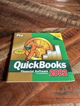 2002 QuickBooks Pro for Small Business Intuit CD ROM Software with KEY / CODE - £38.95 GBP