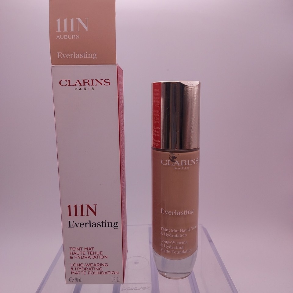 Clarins Everlasting Long Wearing  Hydrating Matte Foundation 111N AUBURN - $22.56