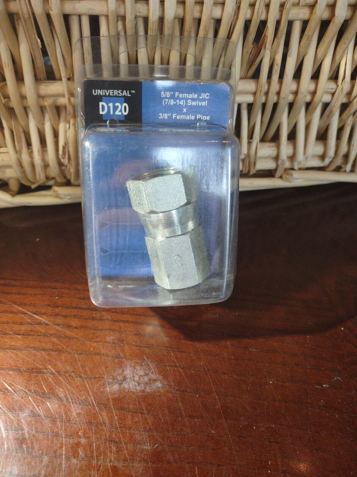 Apache 39006196 Straight Hydraulic Adapter, 5/8&quot; Female JIC x 3/8&quot; FPX - $15.72