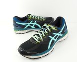 Asics Womens GT 2000 T656N Black Running Shoes Lace Up Low Top Size 9.5 - $22.49