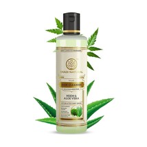 Khadi Natural Neem Aloevera Herbal Hair Cleanser Growth Shampoo Dandruff 210ML - £16.10 GBP