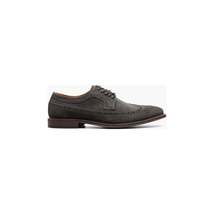 Stacy Adams Marligan Wingtip Oxford Suede Classic Shoes Dark Gray 25616-011 image 3