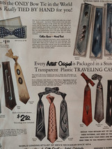 1955 Esquire Ads Cutter Cravat Mens TIES Cutty Sark Scots Whisky Leather - £8.63 GBP