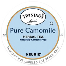 Twinings Pure Camomile Herbal Tea 24 to 144 Count Keurig K cups Pick Any Size  - £20.64 GBP+