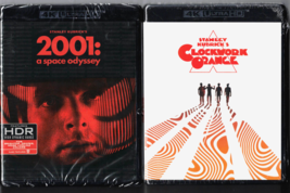 2001: A Space Odyssey + A Clockwork Orange -2 NEW 4K UHD Blu-ray Stanley Kubrick - £23.32 GBP