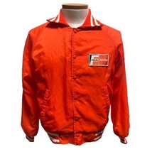 Upstream Fram Autolite Vintage Jacket Orange Made In USA Size Medium - $18.70