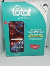 Factory Sealed Nokia G300 5G - 64GB - Black (Total Wireless) No Contract - £63.94 GBP