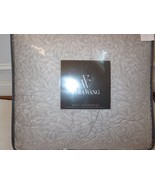 Vera Wang Bamboo Leaves 3P full Queen Comforter Shams Set Grey - $249.40 CAD