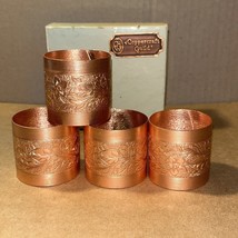 Coppercraft Guild Vintage Embossed Napkin Holders (4) - $18.70