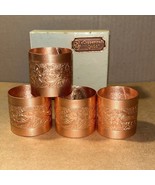 Coppercraft Guild Vintage Embossed Napkin Holders (4) - $18.70